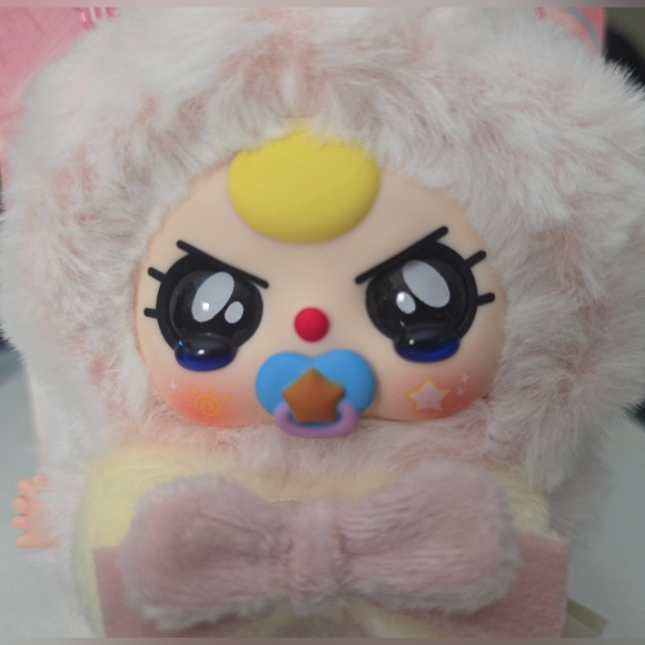 Baby Three Good Baby Series Plush Pendant  "Angel Baby" - Picture 4 of 16